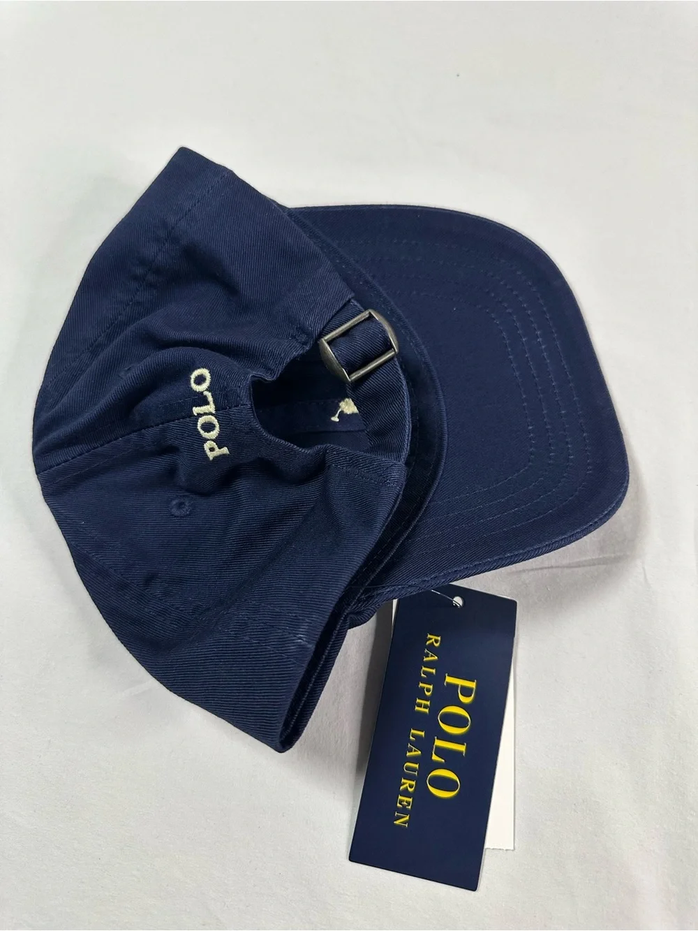 NWT Polo by Ralph Lauren Navy Classic Pony Baseball Cap Boys Sz One Size  2T/4T